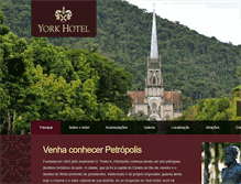 Tablet Screenshot of hotelyork.com.br